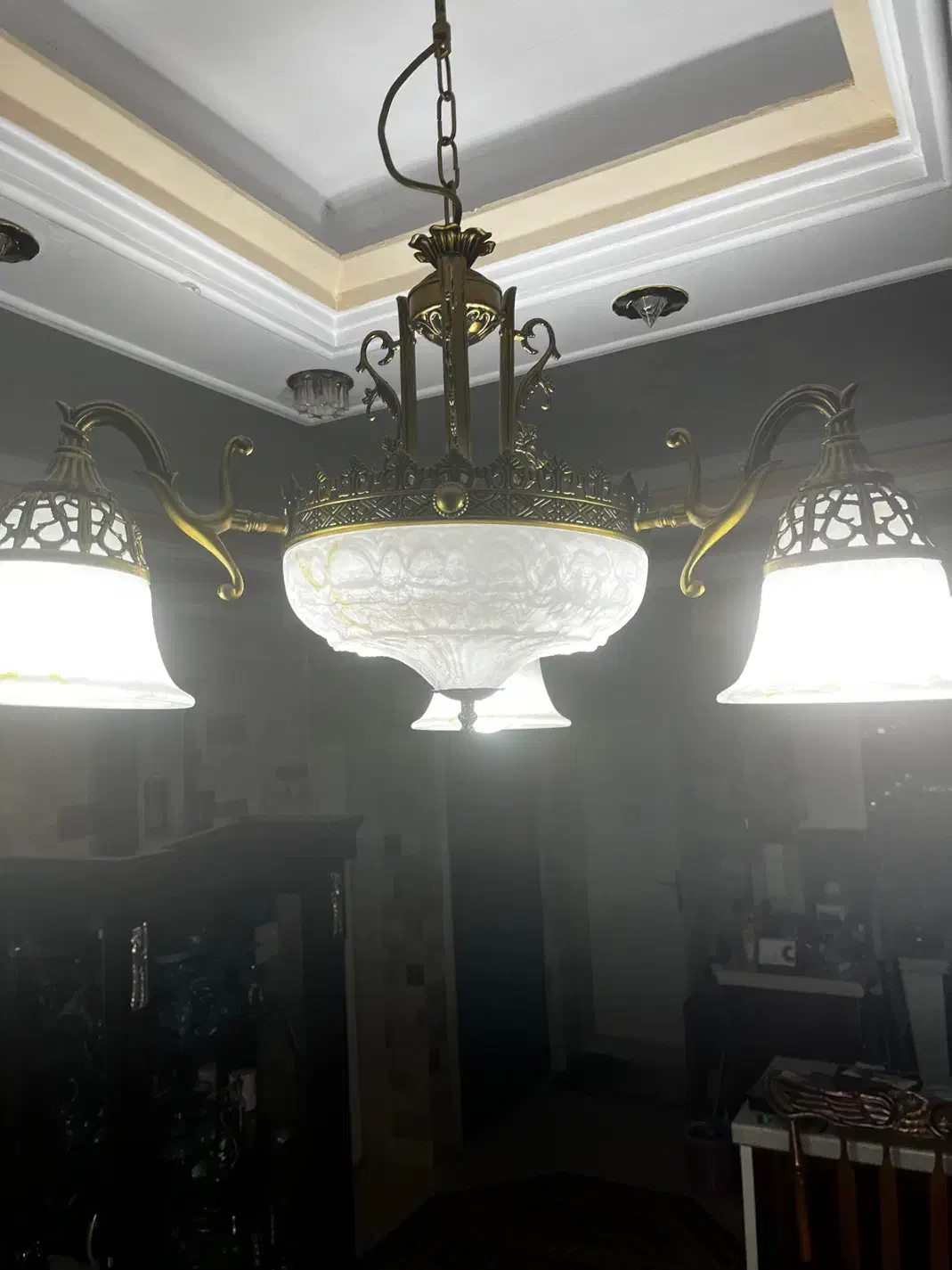 لوستر برنز|لوستر و چراغ آویز|تهران, حکیمیه|دیوار