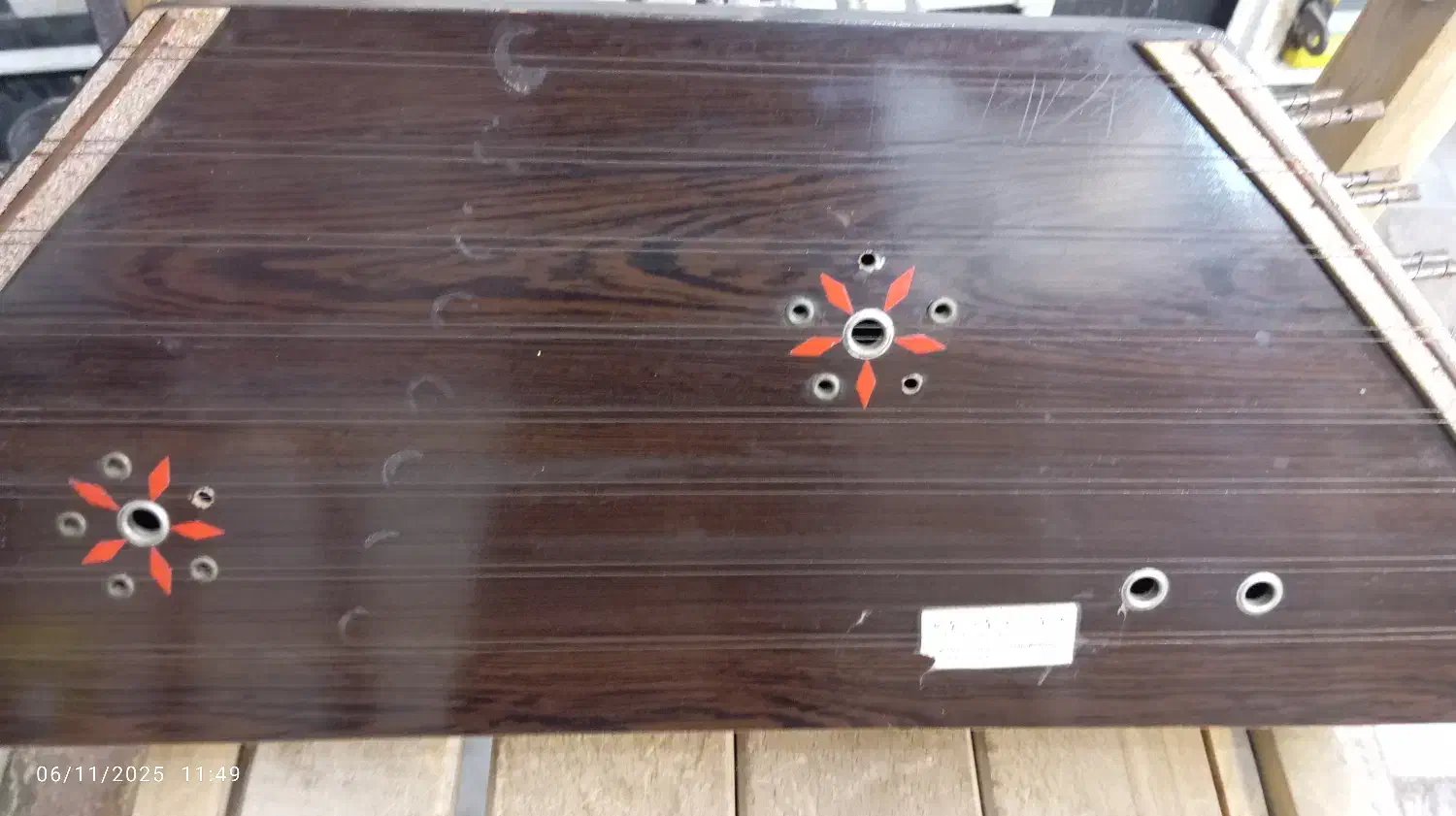 سنتور|سازهای سنتی|مراغه, |دیوار