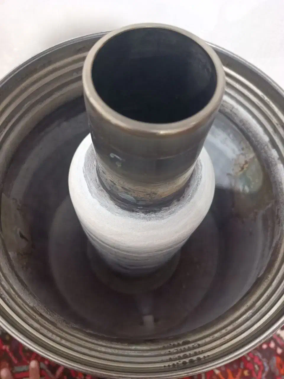 سماور بزرگ مجلسی|سماور، چایساز، قهوهساز|خسروشاه, |دیوار