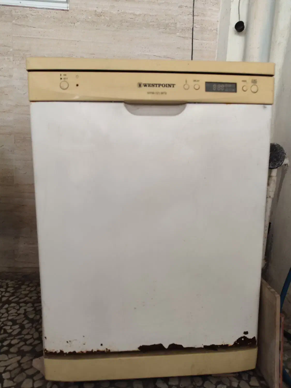 ظرفشویی و لباسشویی وست پوینت نیازمند تعمیر|ماشین لباسشویی و خشککن لباس|رشت, پل تالشان|دیوار