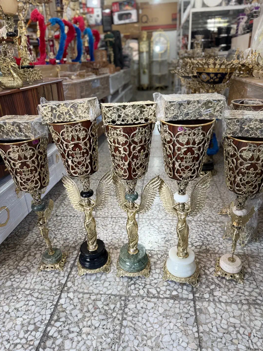 سطل دستمال برنز|صنایع دستی و سایر لوازم تزئینی|ازنا, |دیوار