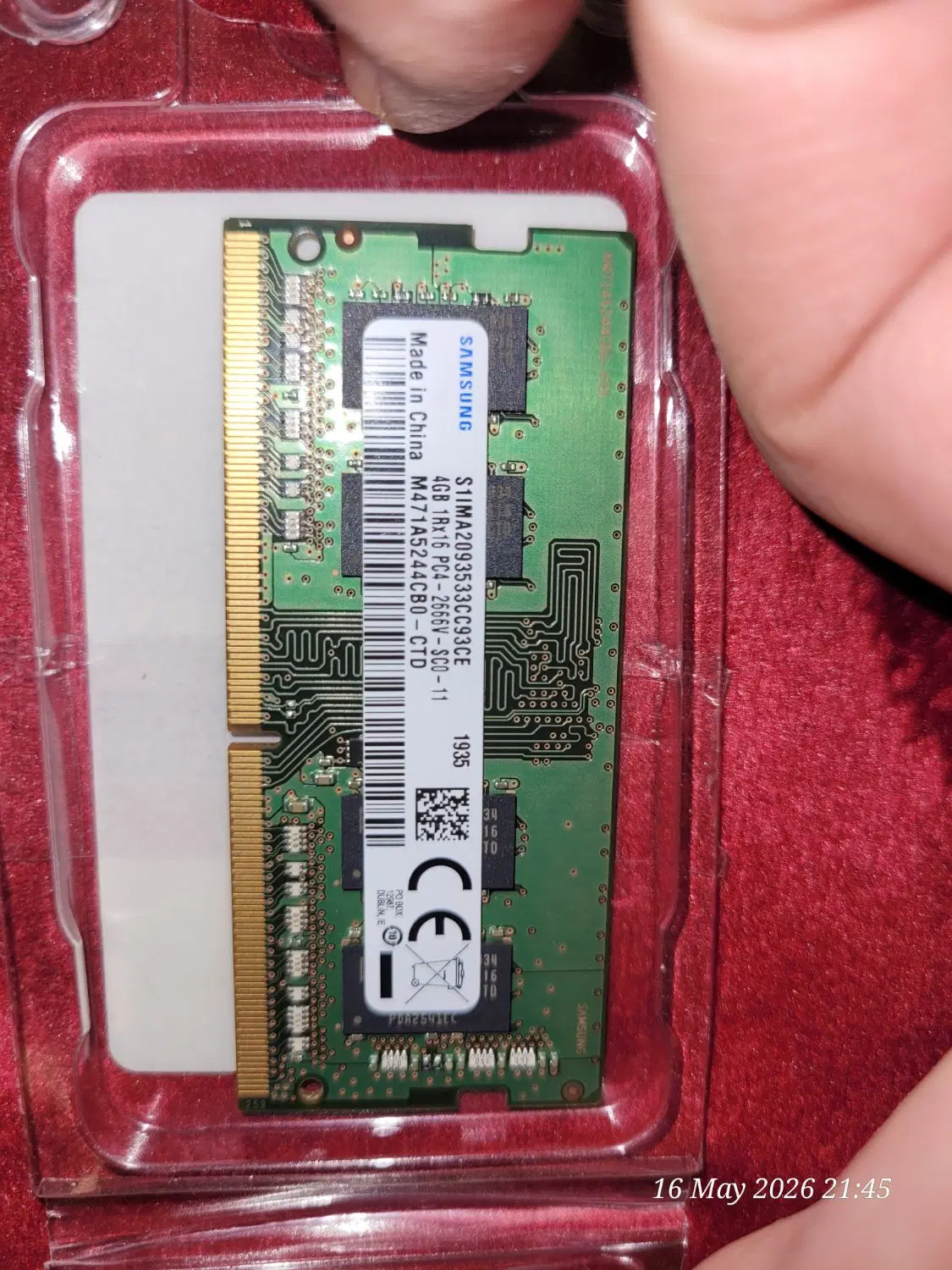 Ram 4gig ddr4 laptop|قطعات و لوازم جانبی رایانه|تهران, شهرک آتی شهر|دیوار