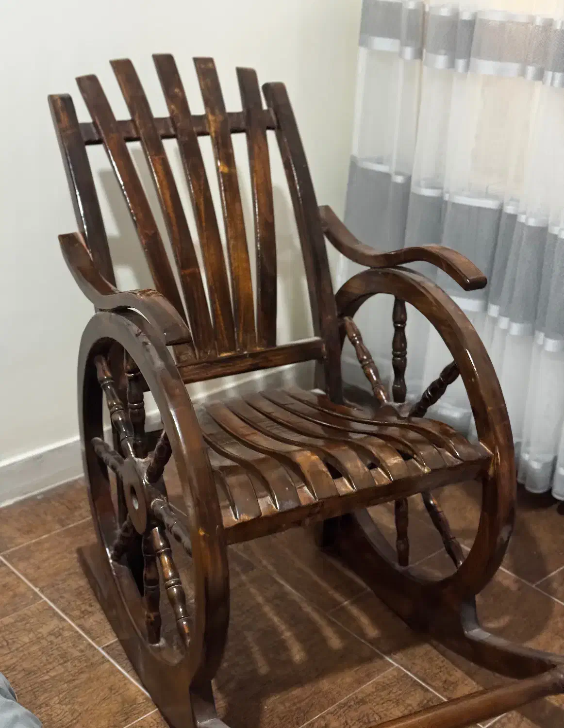 صندلی چوبی راک|صندلی و نیمکت|کرج, عظیمیه|دیوار