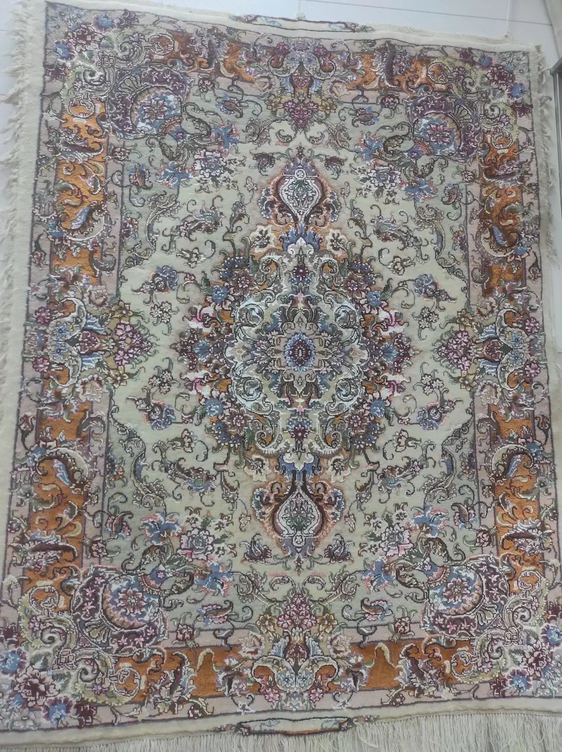 قالی تبریز دایره مستطیل رج 30 و 40 + تخفیف|فرش|تبریز, |دیوار