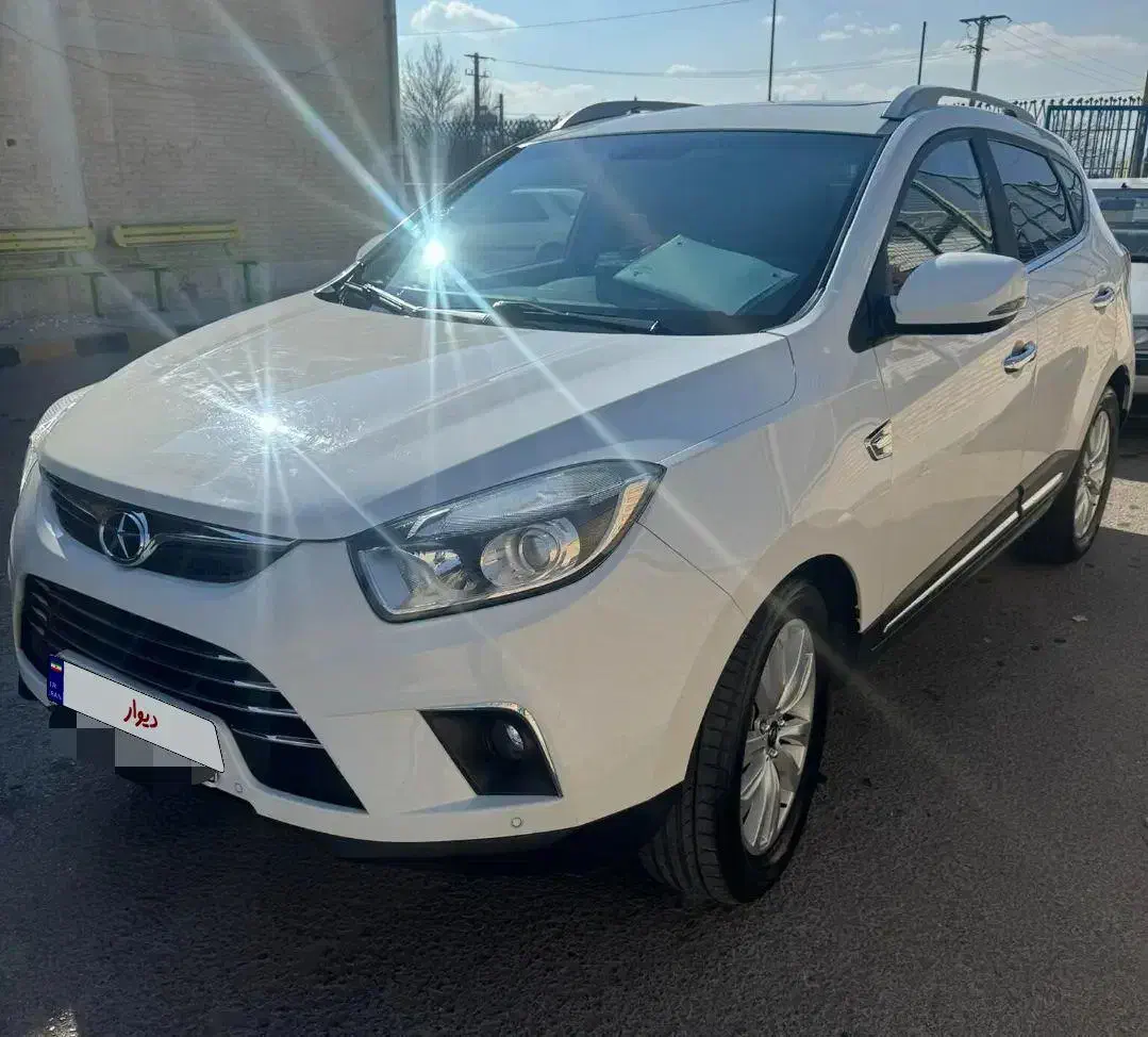 جک اس ۵ مدل ۱۳۹۶ سفید اتومات|خودرو سواری و وانت|خسروشاه, |دیوار