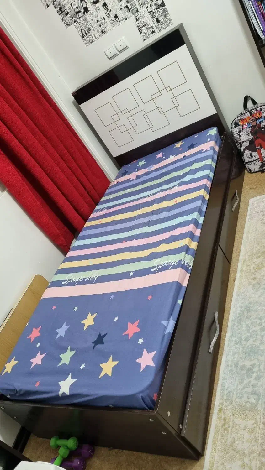 تخت خواب یکنفره|تخت و سرویس خواب|کرمانشاه, |دیوار