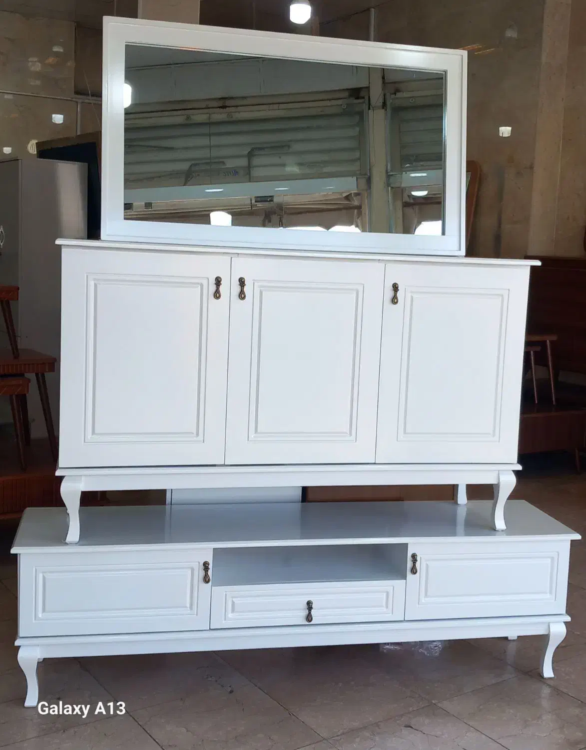 آینه کنسول میزتلویزیون ست کامل|بوفه، ویترین، کنسول|کرج, پیشاهنگی|دیوار