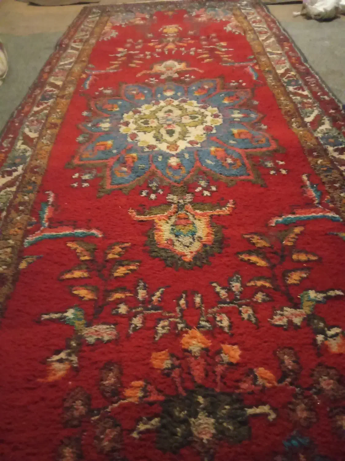 فرش دستباف کناره 130سانت در4متر|فرش|قم, شهر قائم|دیوار