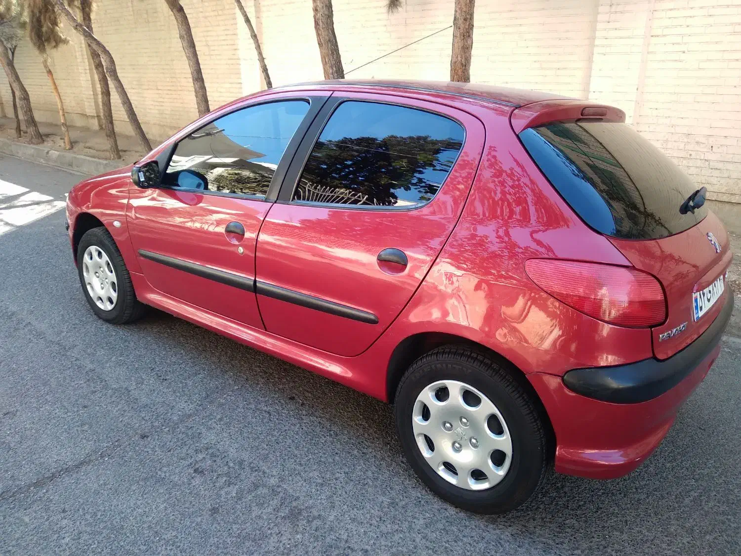 پژو ۲۰۶ تیپ ۳ قرمز استثنایی کم کار سالم مشابه نو|خودرو سواری و وانت|تهران, نیروی هوایی (پیروزی)|دیوار