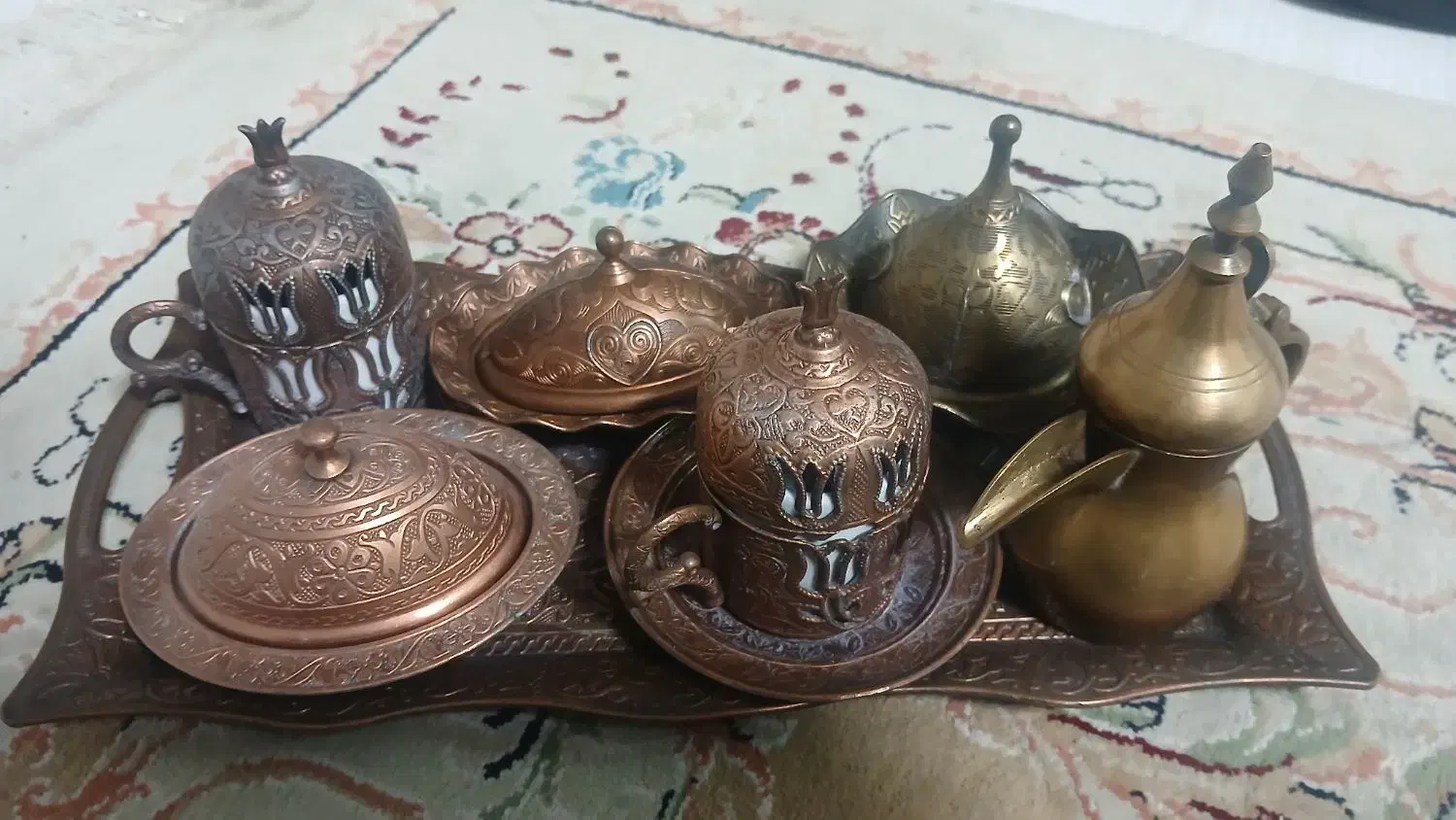 فروش سینی قهوه خوری|ظروف سرو و پذیرایی|اهواز, کیانپارس |دیوار