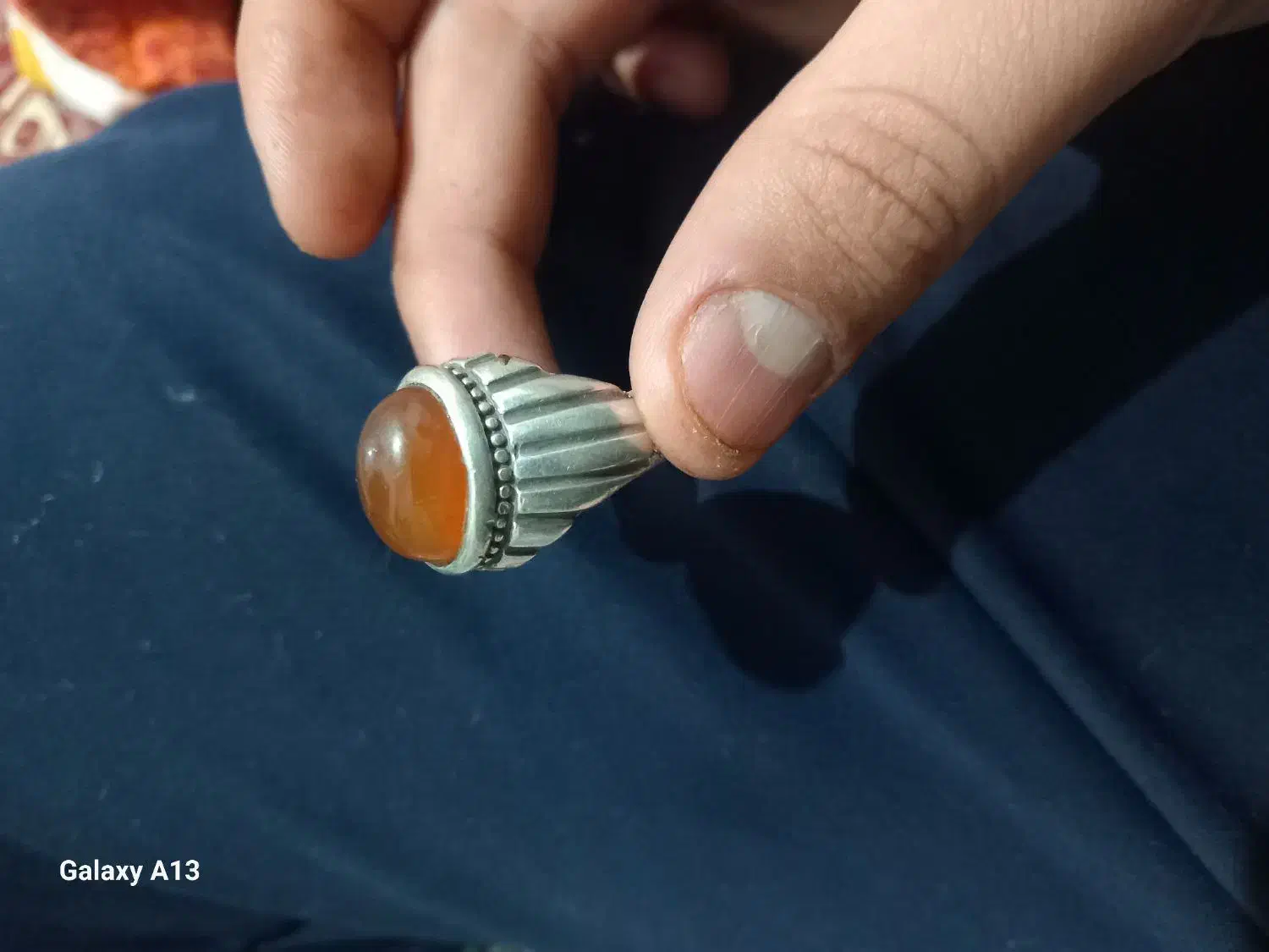 انگشتر عقیق پرتغالی|جواهرات|خرمآباد, |دیوار