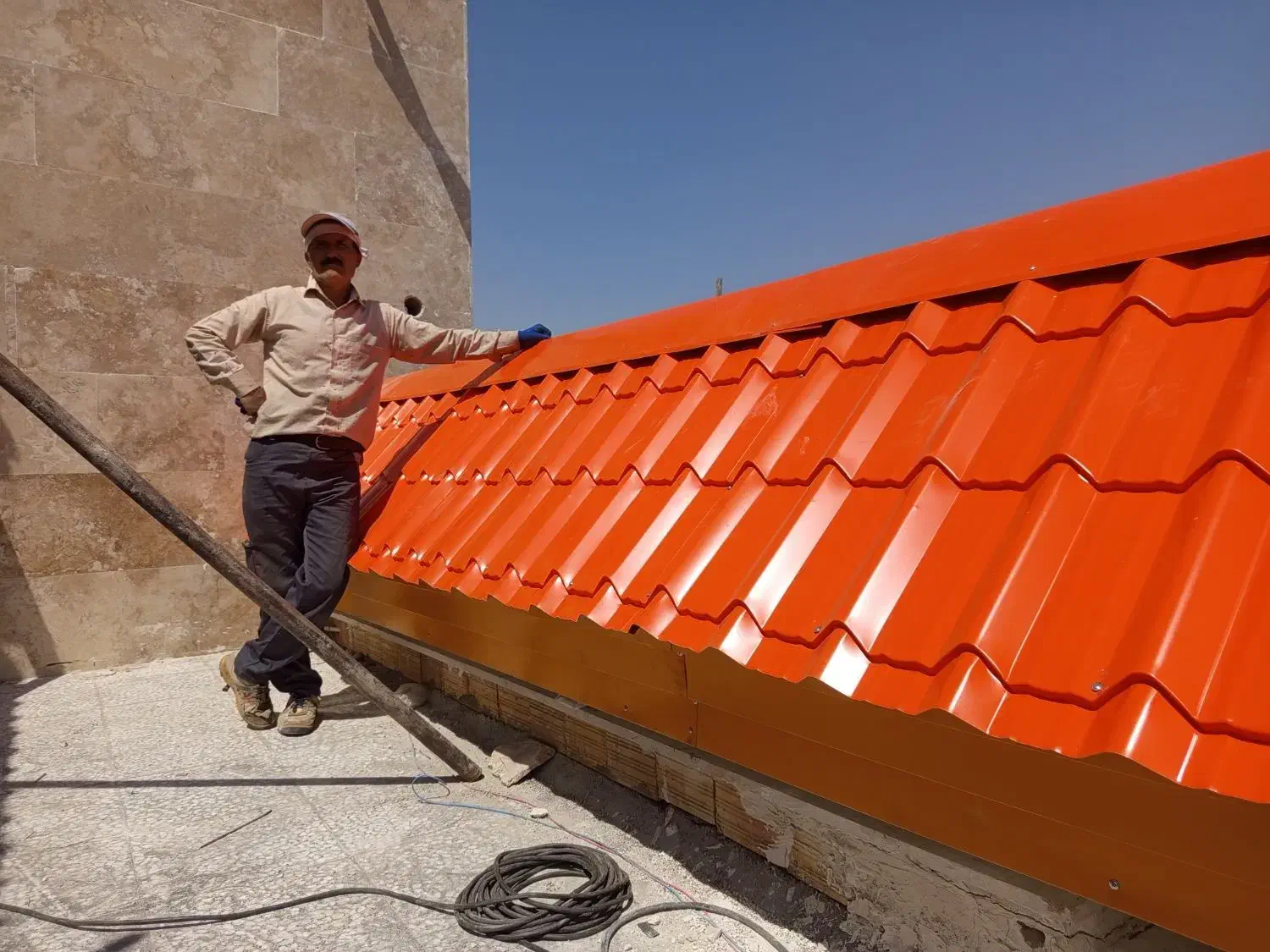 شیروانی و جوشکاری نما آردواز نوین|خدمات پیشه و مهارت|قزوین, |دیوار