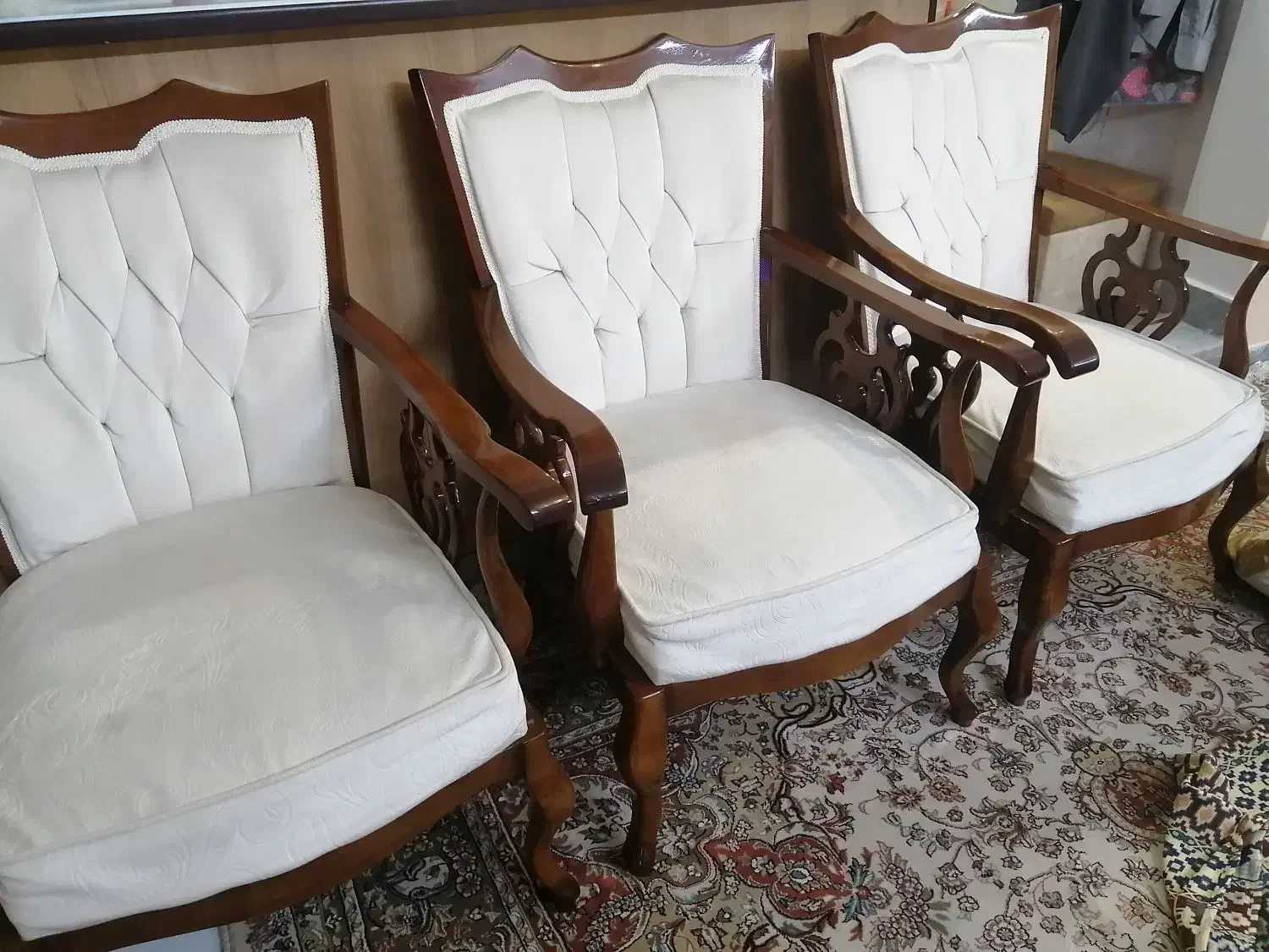 مبل هفت نفره استیل چوب راش بدون ی لکه خط|مبلمان خانگی و میز عسلی|تهران, قاسمآباد|دیوار