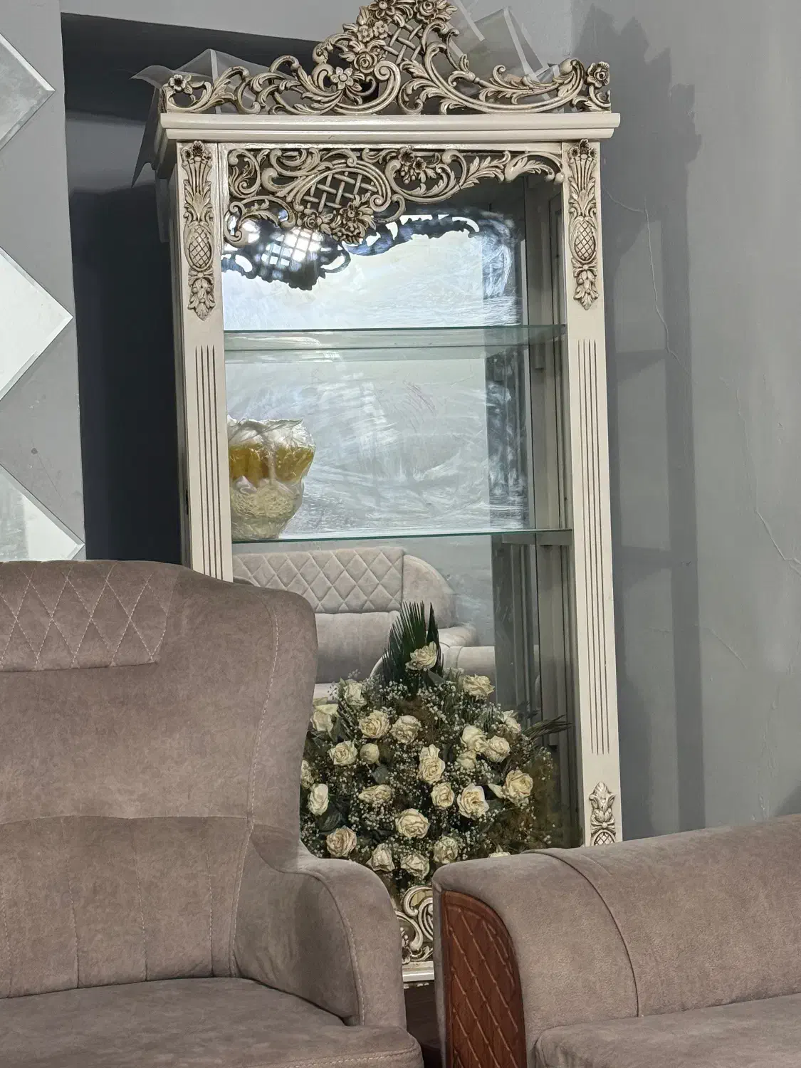 بوفه بزرگ|بوفه، ویترین، کنسول|اهواز, پدافند|دیوار