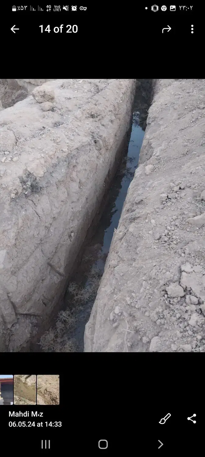 سلام ۱۰۰۰متر زمین با چاه آب شخصی ویلای|فروش دفتر صنعتی، کشاورزی، تجاری|ملکآباد, |دیوار