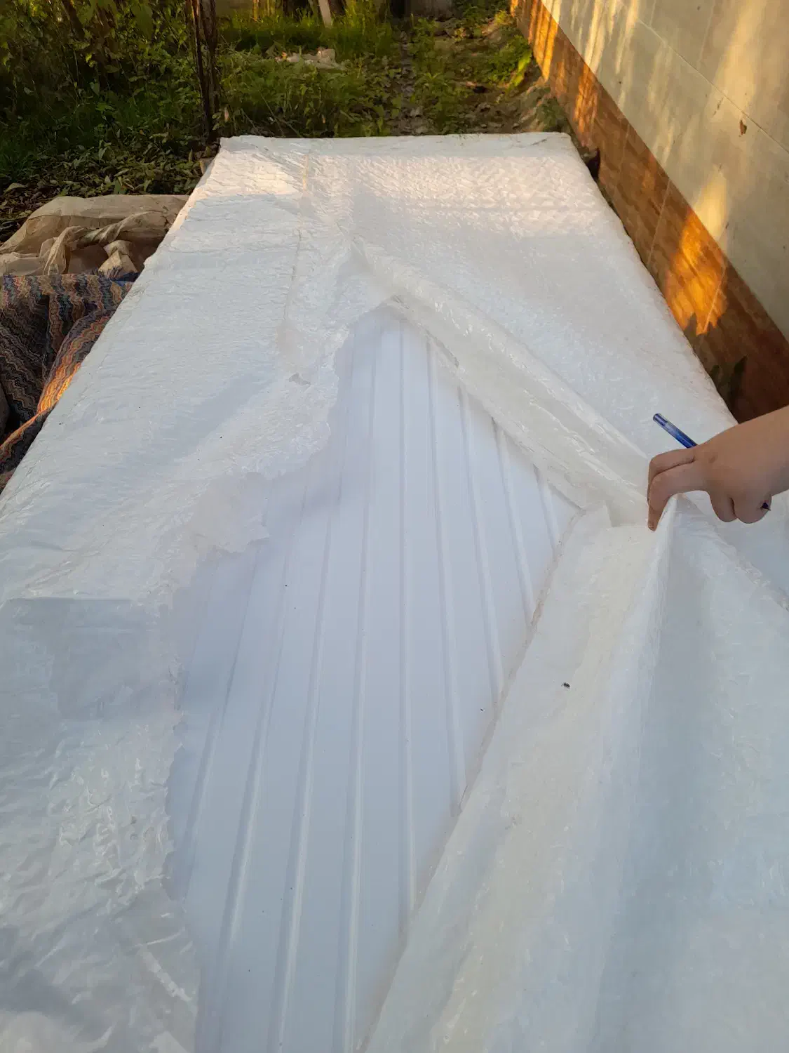 درب  با چهارچوب، اتاق و سرویس، ام دی اف و پلی وود|مصالح و تجهیزات ساختمان|رشت, امین الضرب|دیوار