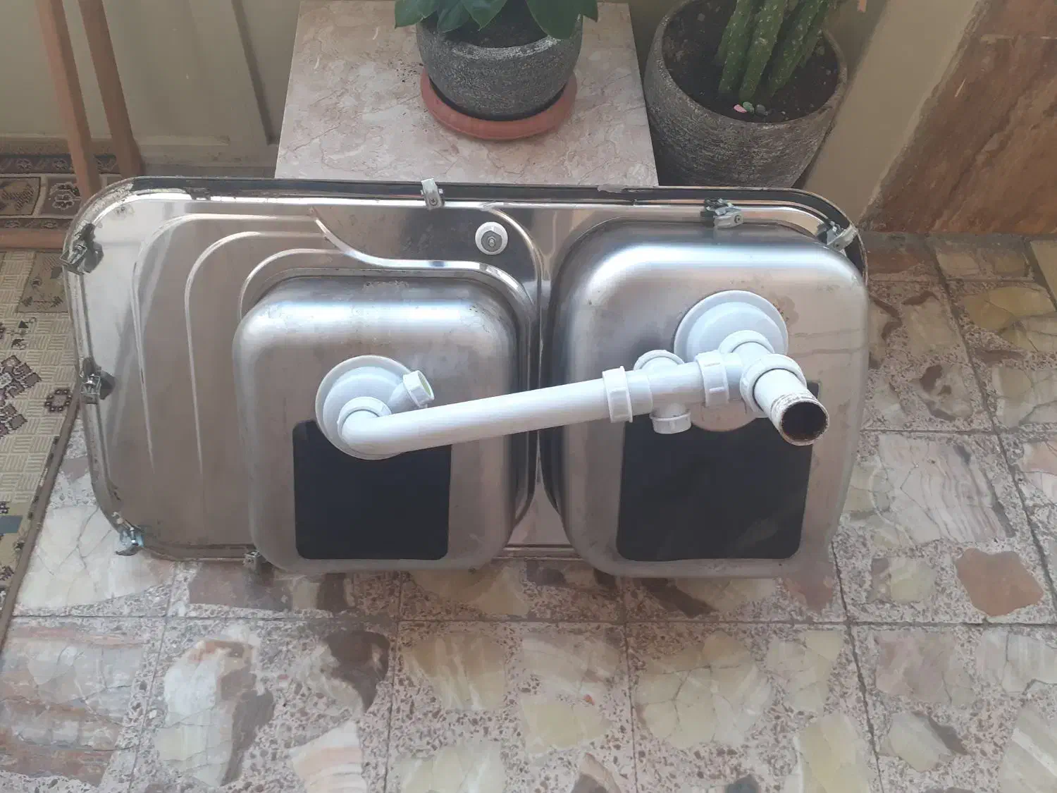 سینک ظرفشویی دوقلو توکار|مصالح و تجهیزات ساختمان|تهران, دردشت|دیوار