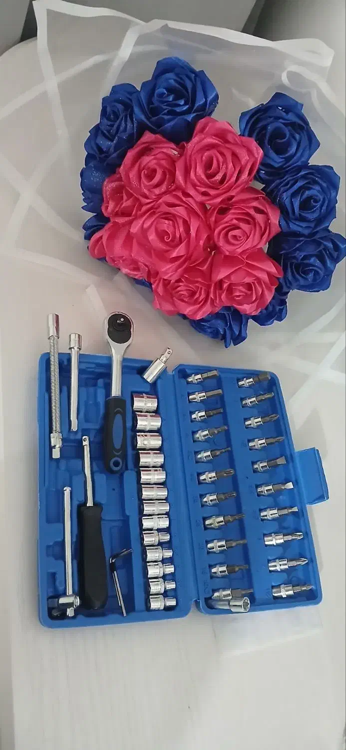 آچار بکس کوچک 46 عددی|ابزارآلات|رباط‌کریم, شهرک صنعتی زواره‌ای|دیوار