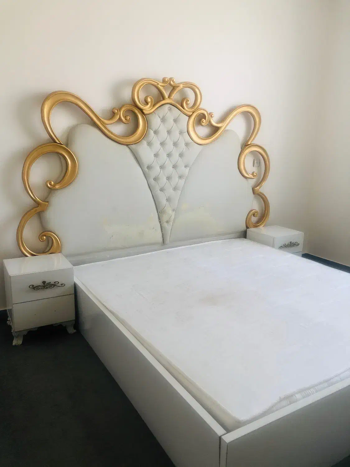 تخت خواب دو نفره ام دی اف|تخت و سرویس خواب|اهواز, پادادشهر|دیوار