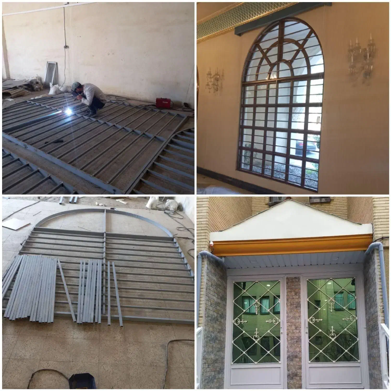 جوشکاری سیار حرفه ای ساخت درب و پنجره در کارگاه|خدمات پیشه و مهارت|بندر ماهشهر, |دیوار