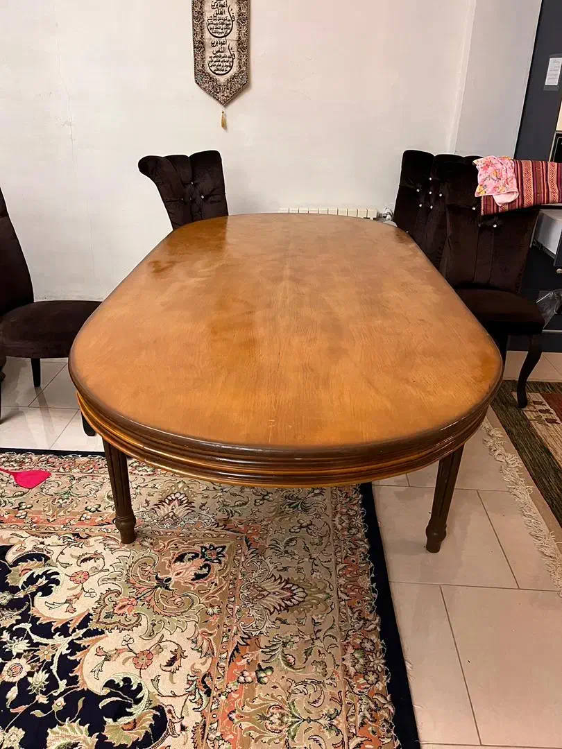 میز ۸ نفر در حدود توافقی|میز و صندلی غذاخوری|چمستان, |دیوار