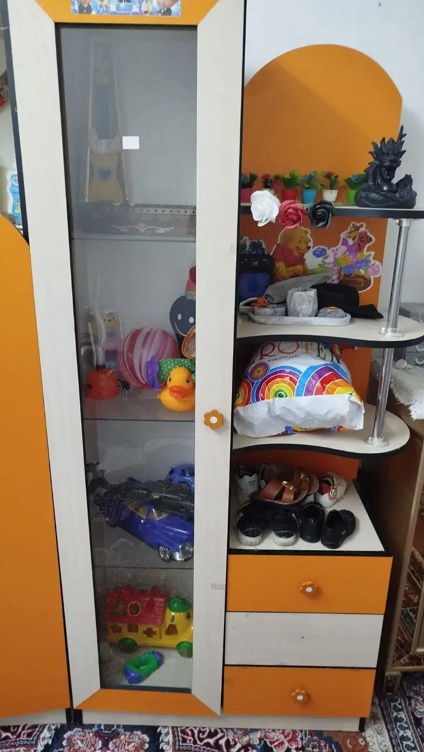 کمد بچه سالم|جاکفشی، کمد، دراور|قم, شهرک امام حسن|دیوار