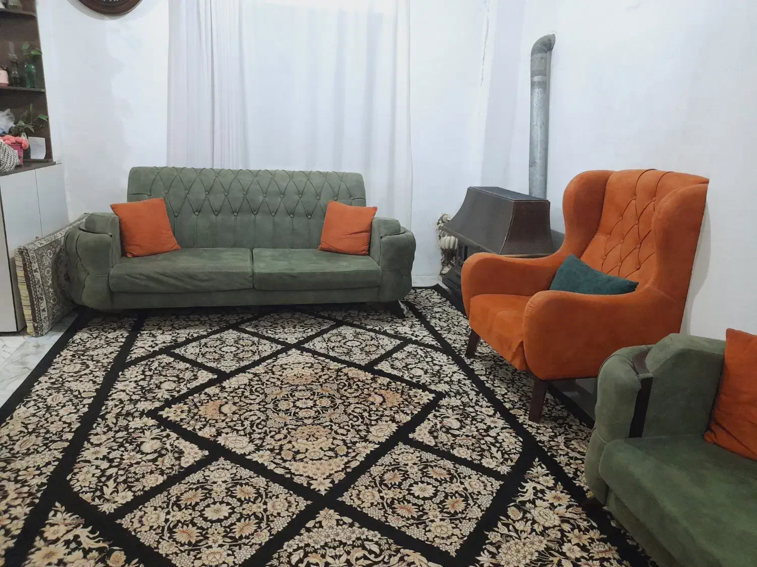 مبل چستر در حد نو سالم ۸ نفره|مبلمان خانگی و میز عسلی|آمل, |دیوار