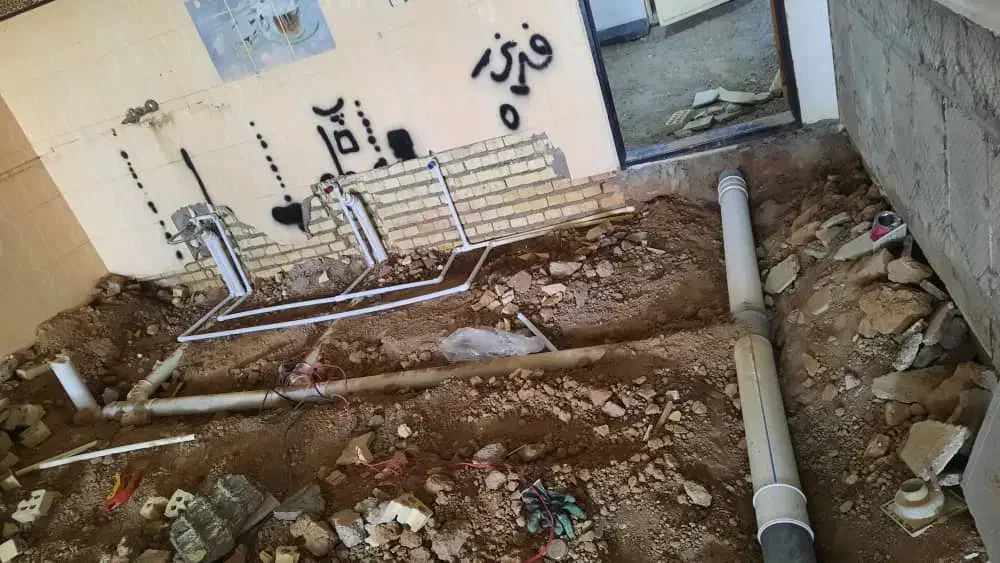 لوله کشی آب و فاضلاب و نصب های مربوط به آب|خدمات پیشه و مهارت|شوش, |دیوار