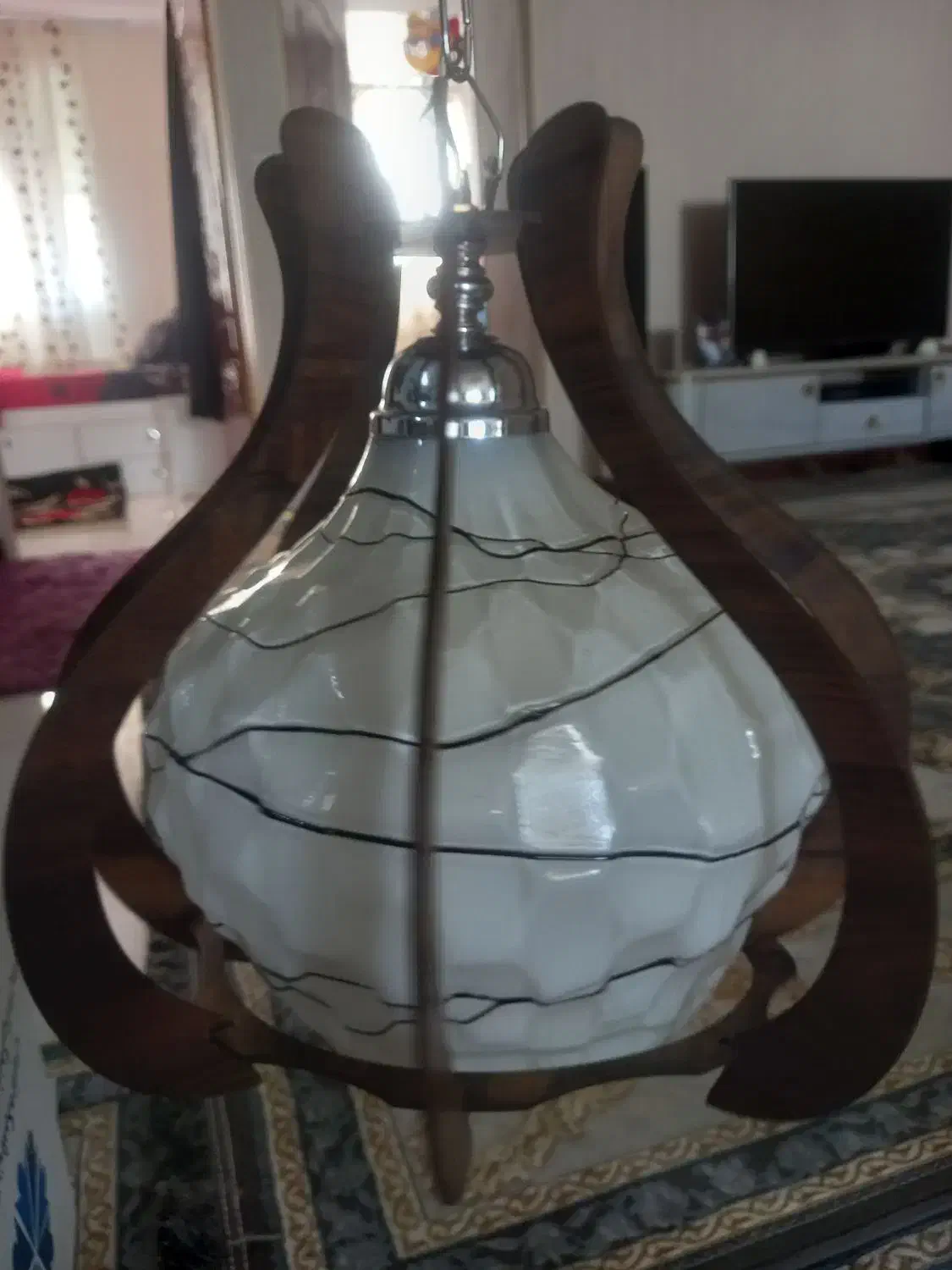 لوستر|لوستر و چراغ آویز|بهارستان, |دیوار