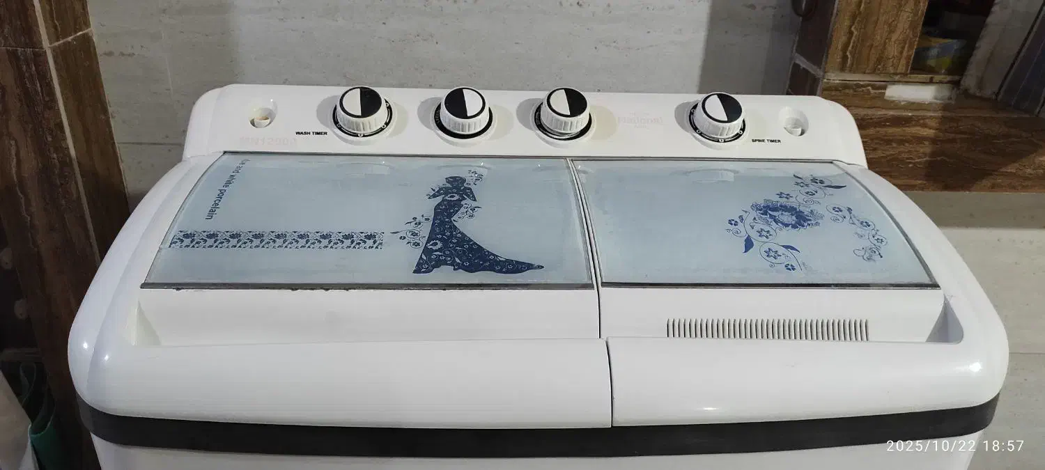 ماشین لباسشویی بدنه پلاسیک ۱۲ کیلویی ناسیونال|ماشین لباسشویی و خشککن لباس|رامهرمز, |دیوار