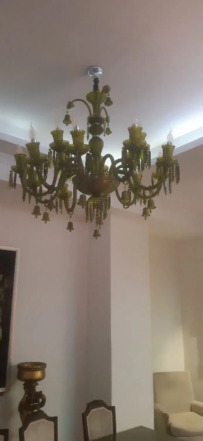 دو عدد لوستر کریستال|لوستر و چراغ آویز|تهران, تجریش|دیوار