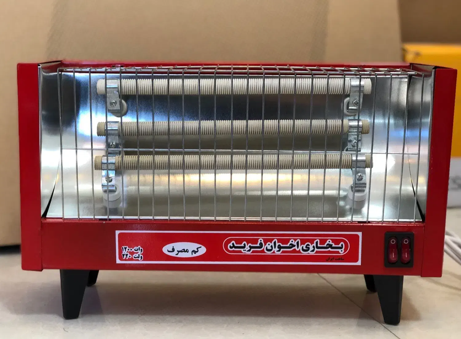 بخاری برقی سه شعله اصل|بخاری، هیتر، شومینه|ارومیه, |دیوار