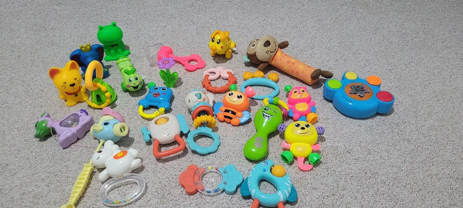 پک جغجغه نوزاد|اسباب‌بازی بچه|پرند, فاز ۶|دیوار