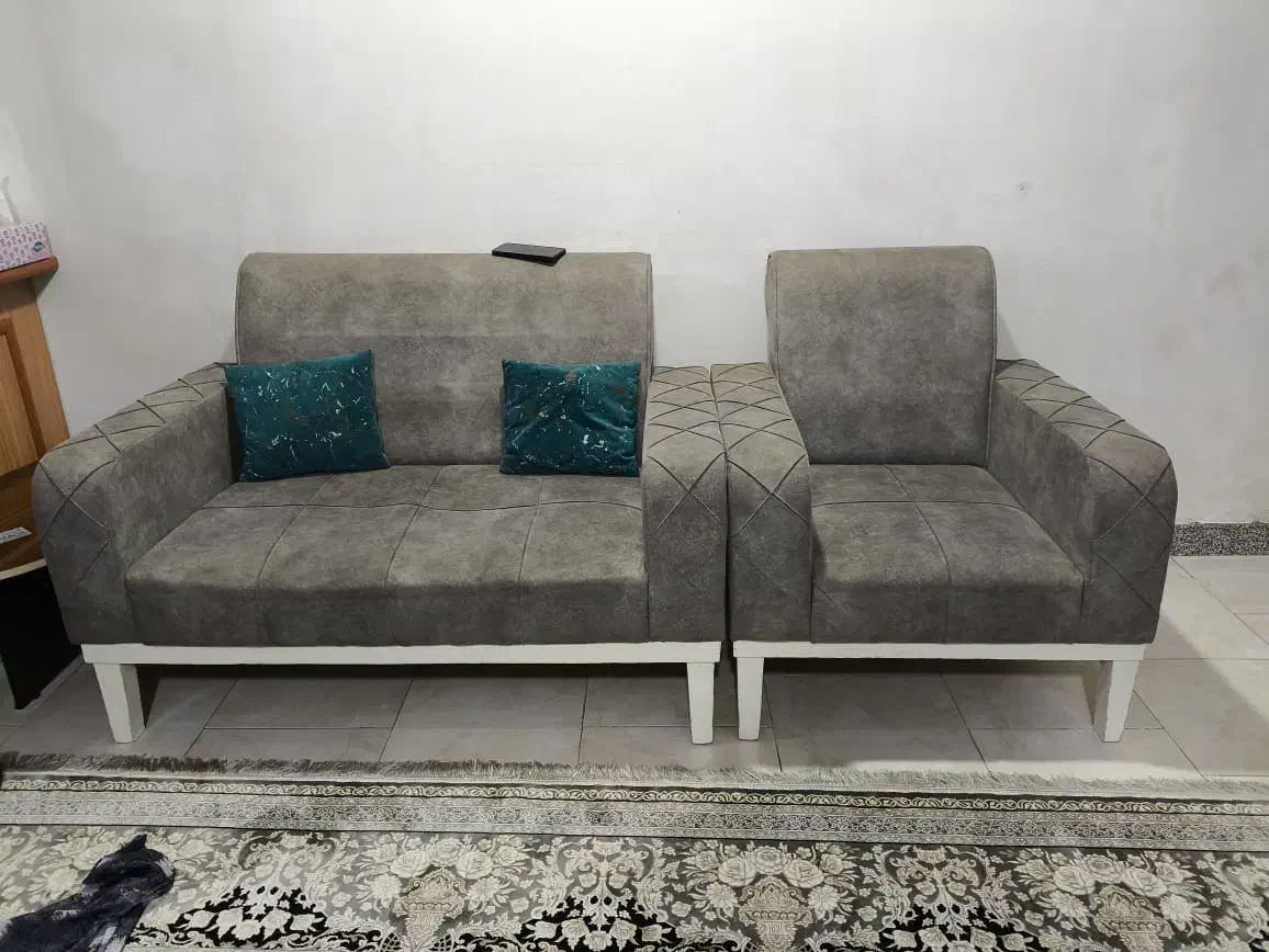 مبل هفت نفره و فرش 12متری|مبلمان خانگی و میز عسلی|فومن, |دیوار