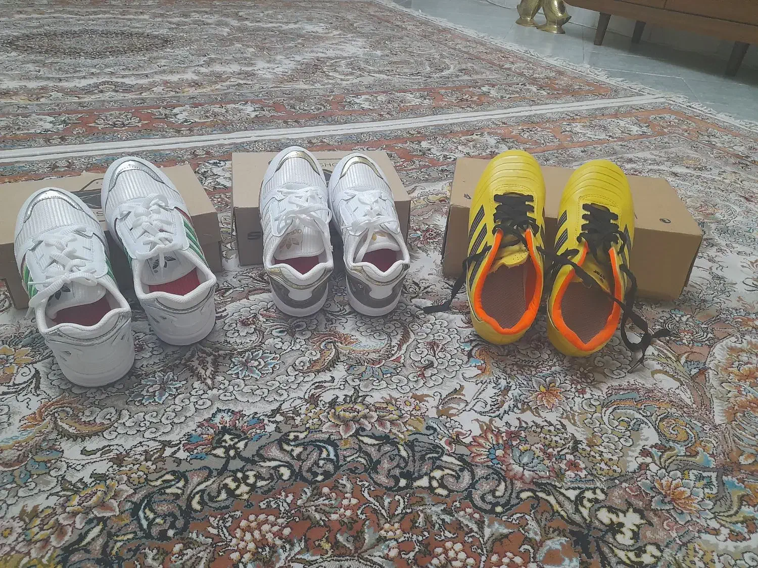 سه عدد کفش|کیف، کفش، کمربند|پاکدشت, پاکدشت (مامازند)|دیوار