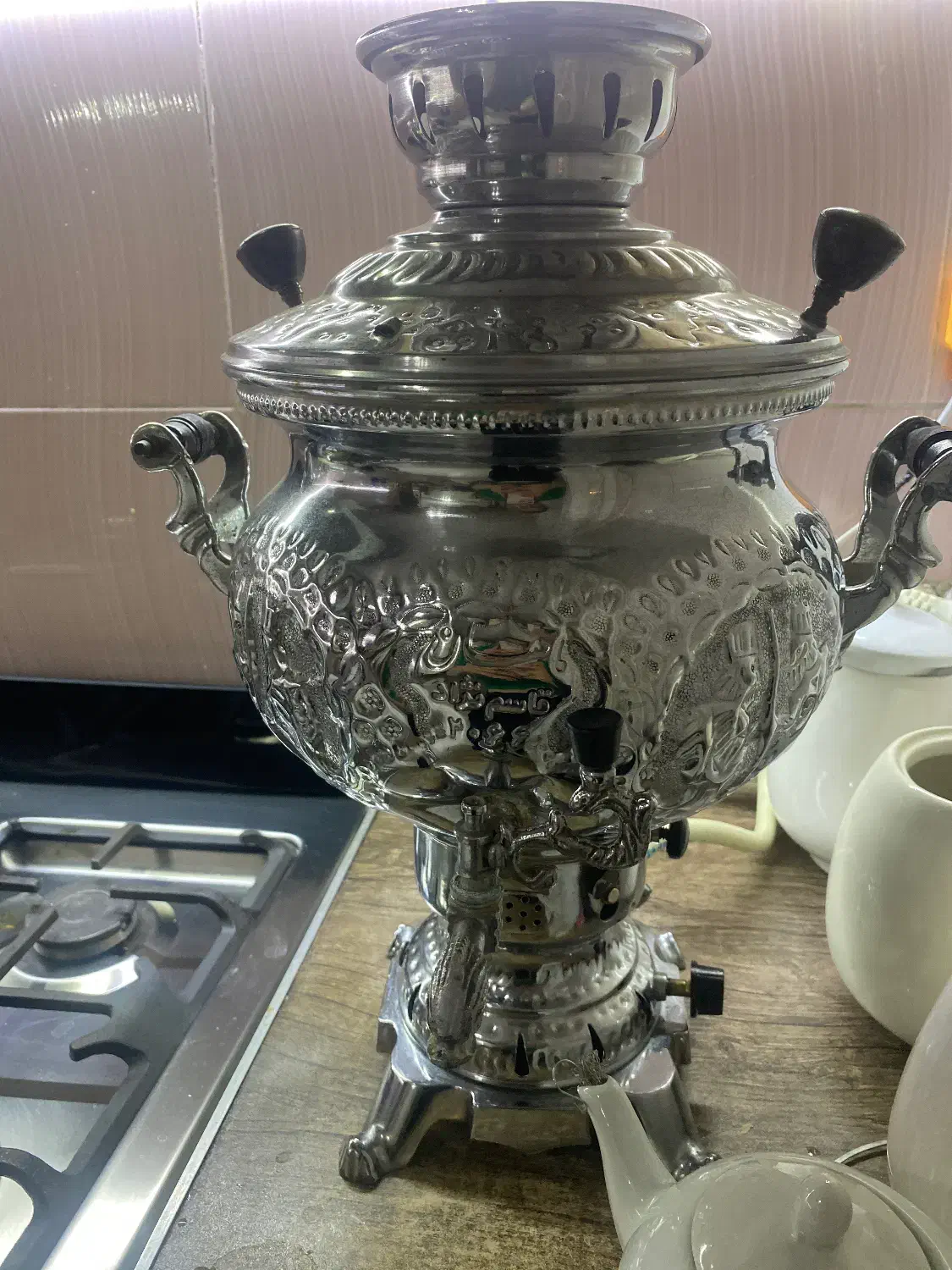 سماور گازی ۸لیتری|سماور، چای‌ساز، قهوه‌ساز|طرقبه, |دیوار