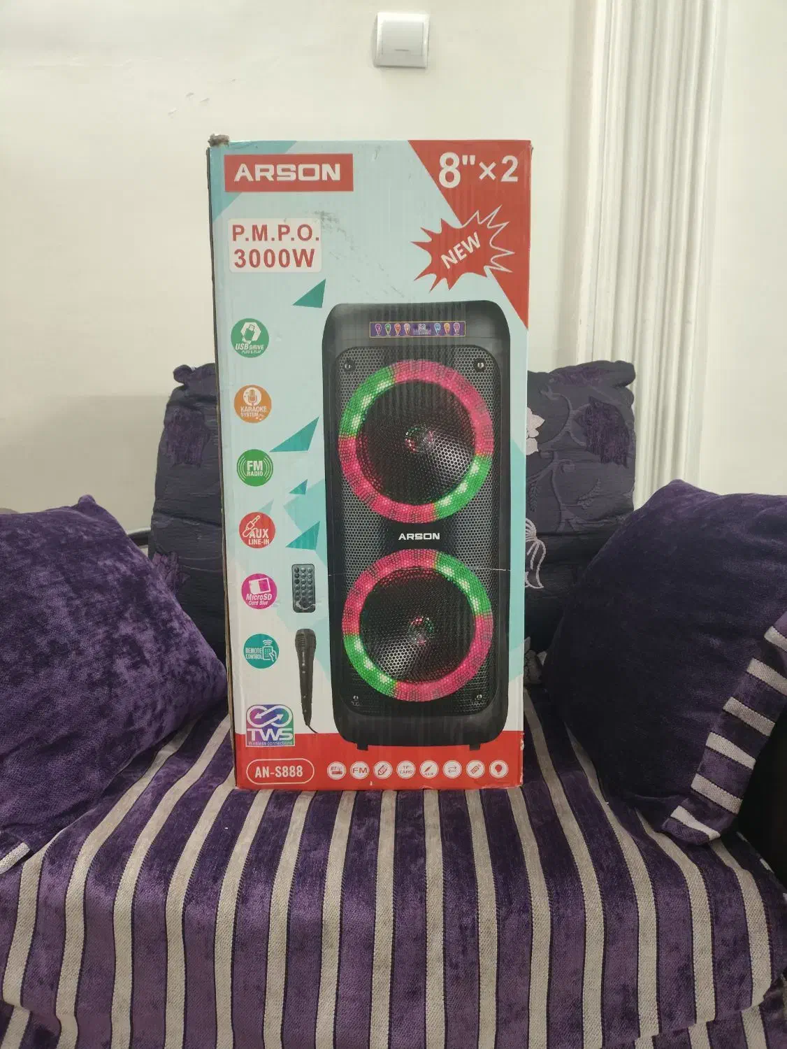 اسپیکر ARSON مدل AN-S888 3000 W|سیستم صوتی خانگی|ری, اقدسیه|دیوار