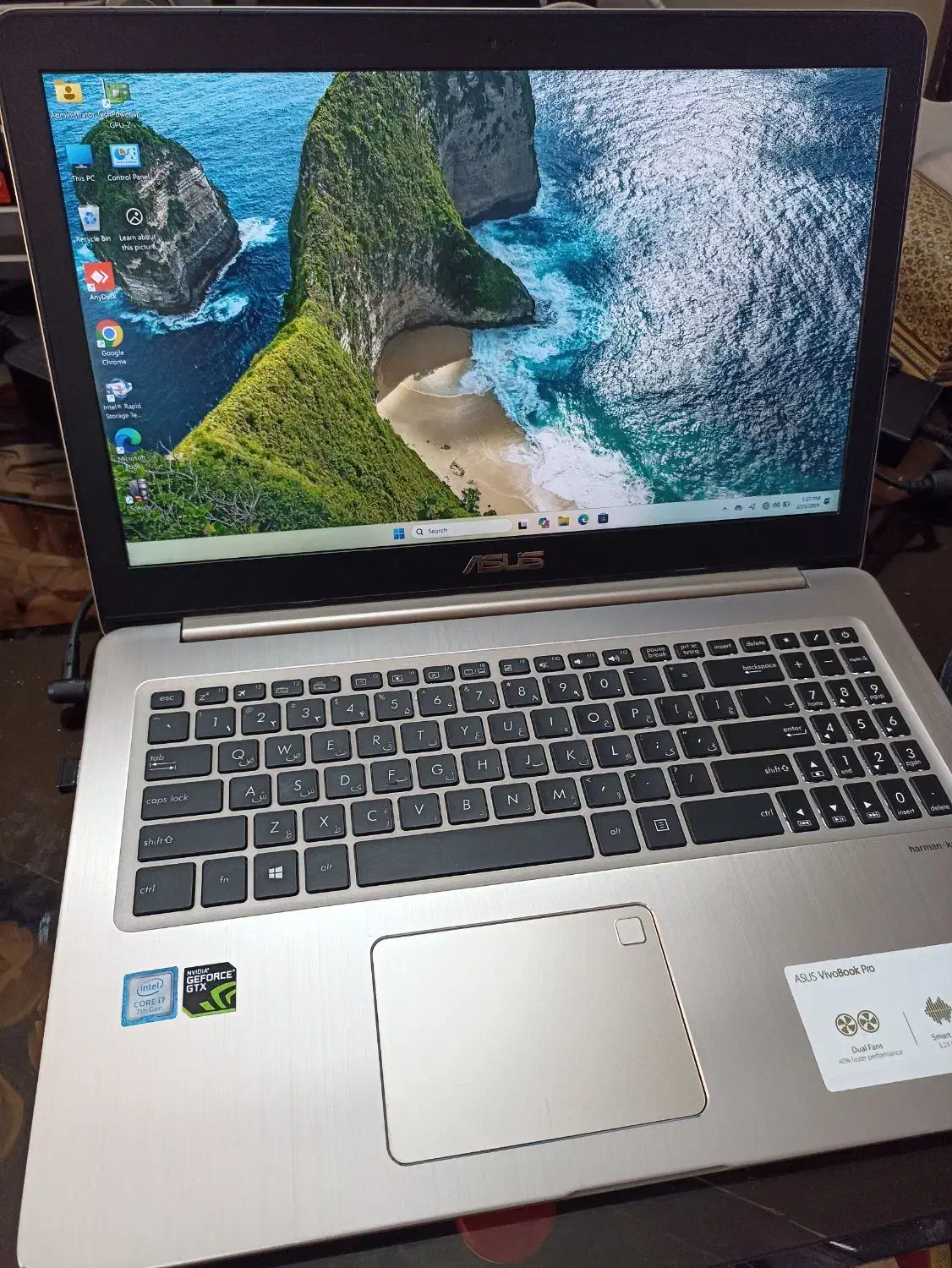 Asus gaming n580 V 4k GTX 1050|رایانه همراه|اصفهان, آهنگران|دیوار