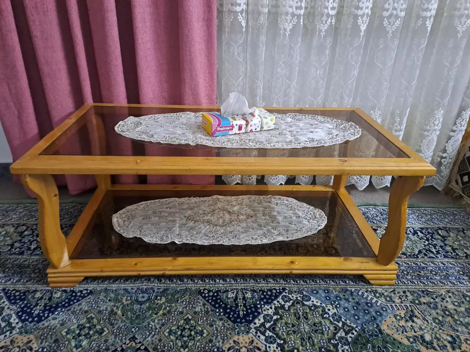 میز عسلی جلو مبلی و میز تلویزیون قدیمی|میز تلویزیون|بابل, |دیوار