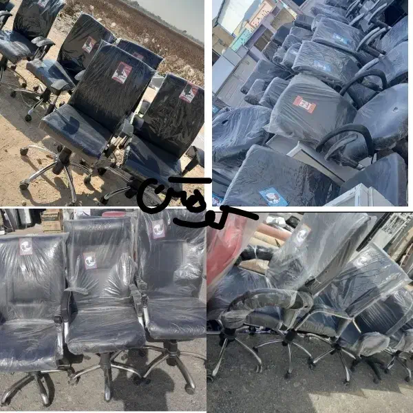 صندلی مدیریتی چرخدار درحدخشک سمساری کوهکن|حراج|زابل, |دیوار