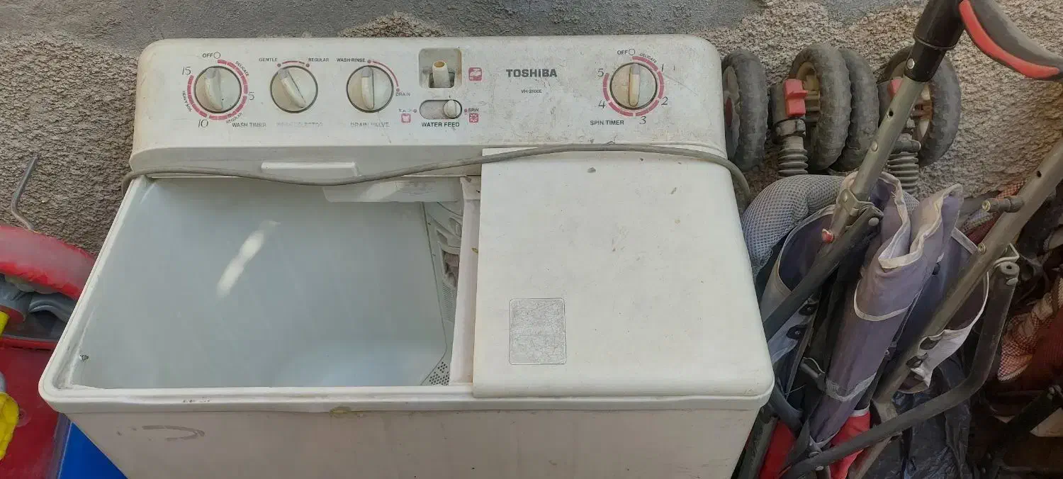 ماشین لباسشویی دو قلو توشیبا|ماشین لباسشویی و خشک‌کن لباس|مشهد, حسین‌آباد|دیوار