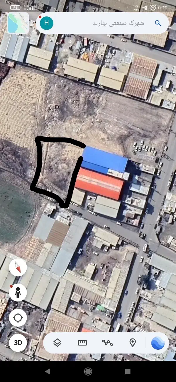 1200 متر زمین ،سند تک برگ،شهرک صنعتی بهاریه|فروش دفتر صنعتی، کشاورزی، تجاری|بهارستان, |دیوار