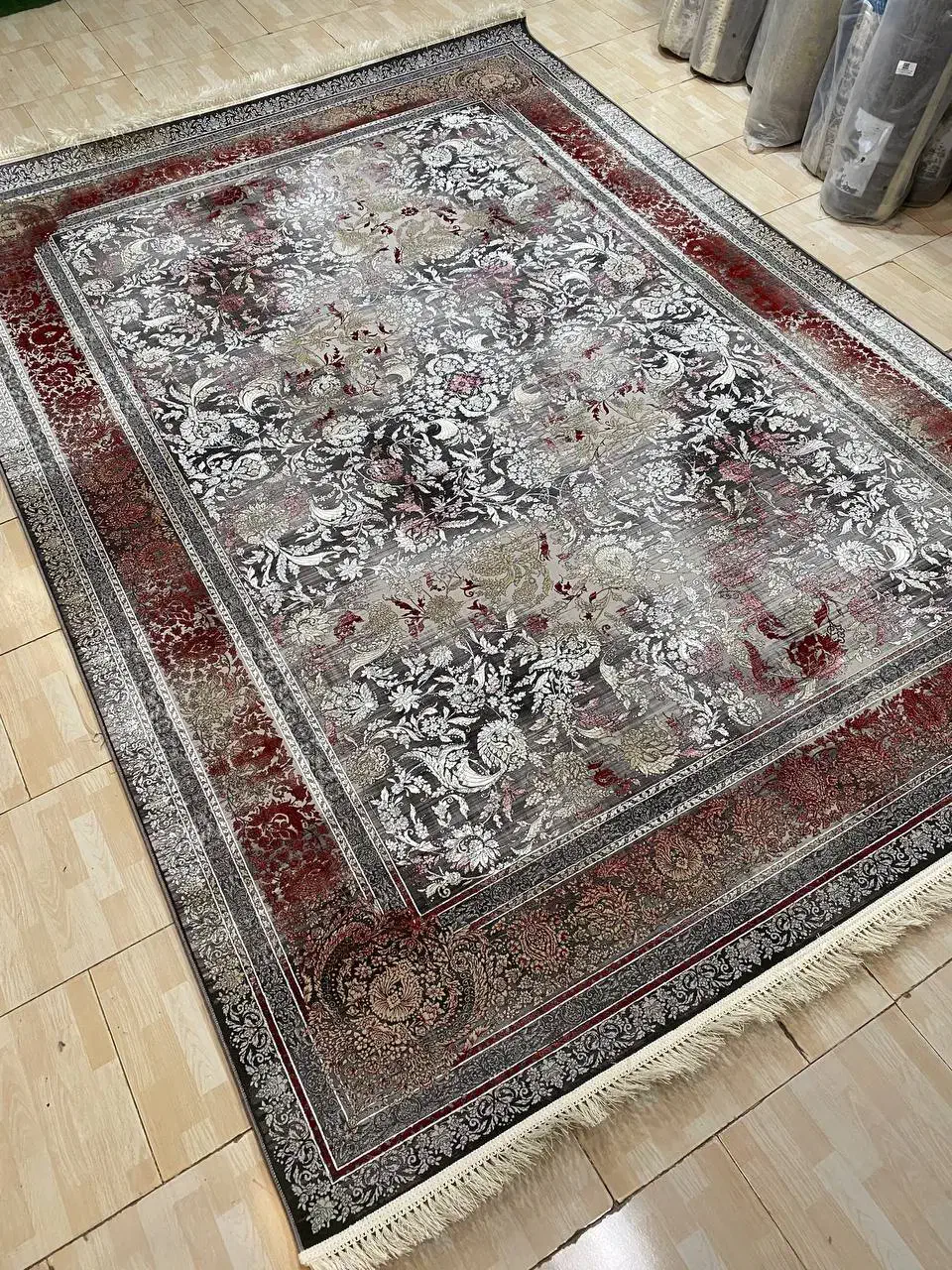 فرش ۷۰۰ و ۱۲۰۰نخ تمام اکرولیک۱نبارفرش تخفیفی|فرش|تهران, سیروس|دیوار