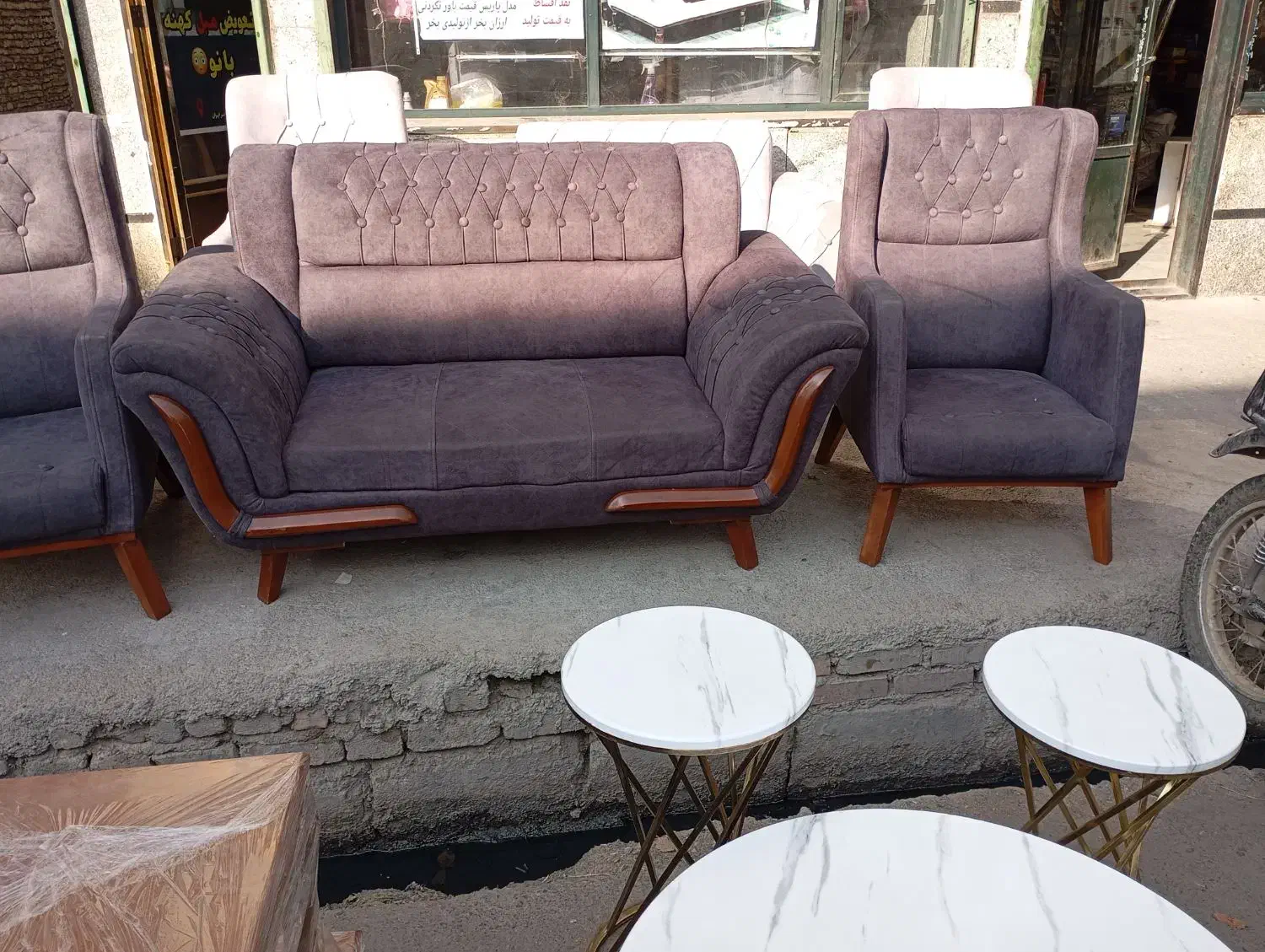 مدل مارشال 7نفره درحدنو قیمت مناسب|مبلمان خانگی و میز عسلی|نسیم‌شهر, |دیوار