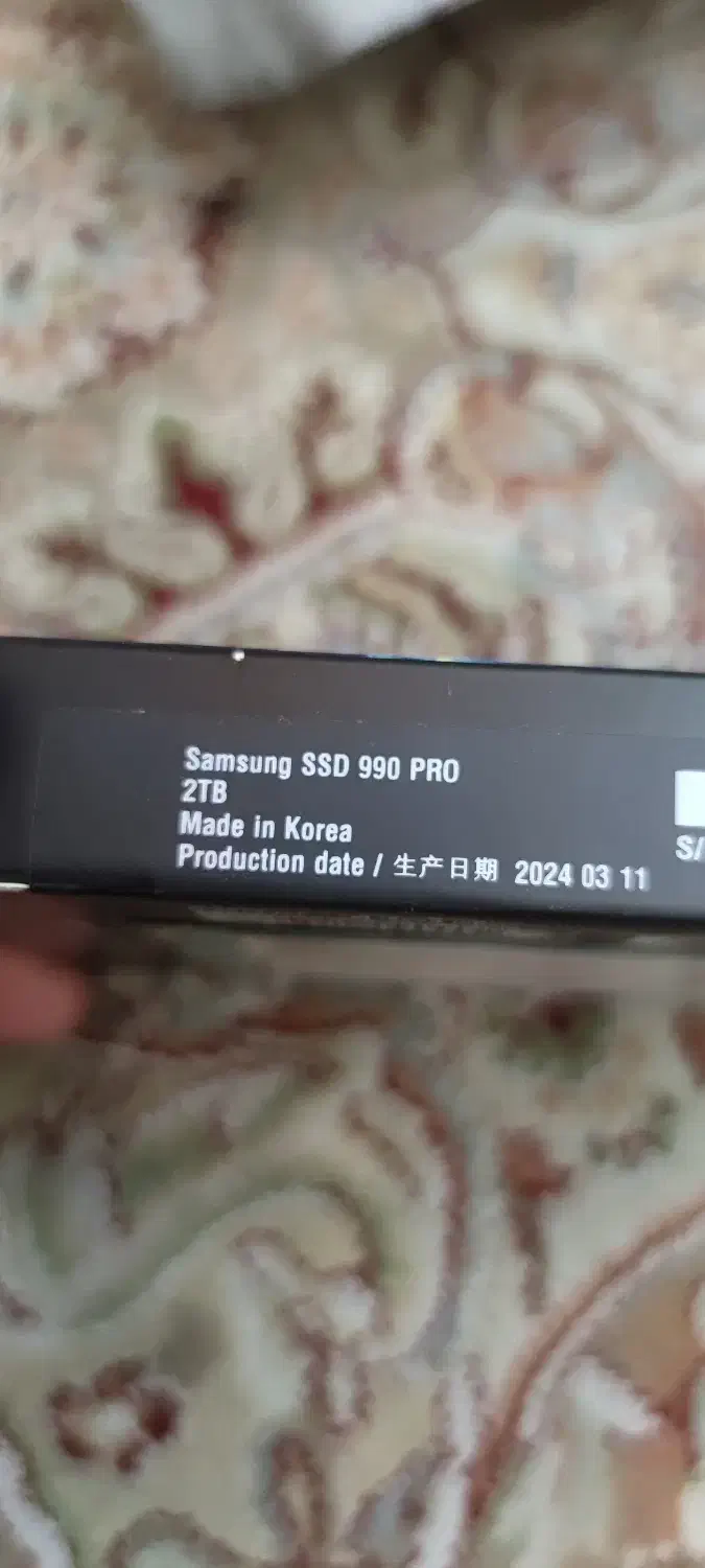 Ssd 990 pro 2t هارد سامسونگ|قطعات و لوازم جانبی رایانه|قزوین, |دیوار