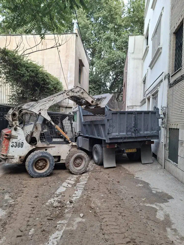 حمل نخاله خاکبرداری با بادسان خاور بابکت نارمک|خدمات حمل و نقل|تهران, پاسداران|دیوار
