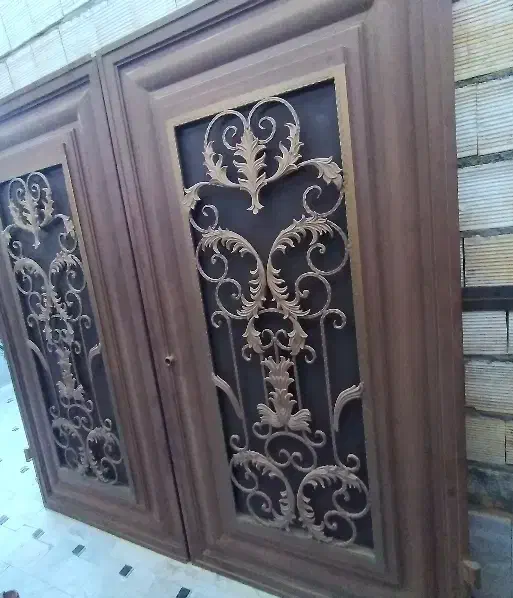 درب آهنی|مصالح و تجهیزات ساختمان|قم, شاه سید علی|دیوار