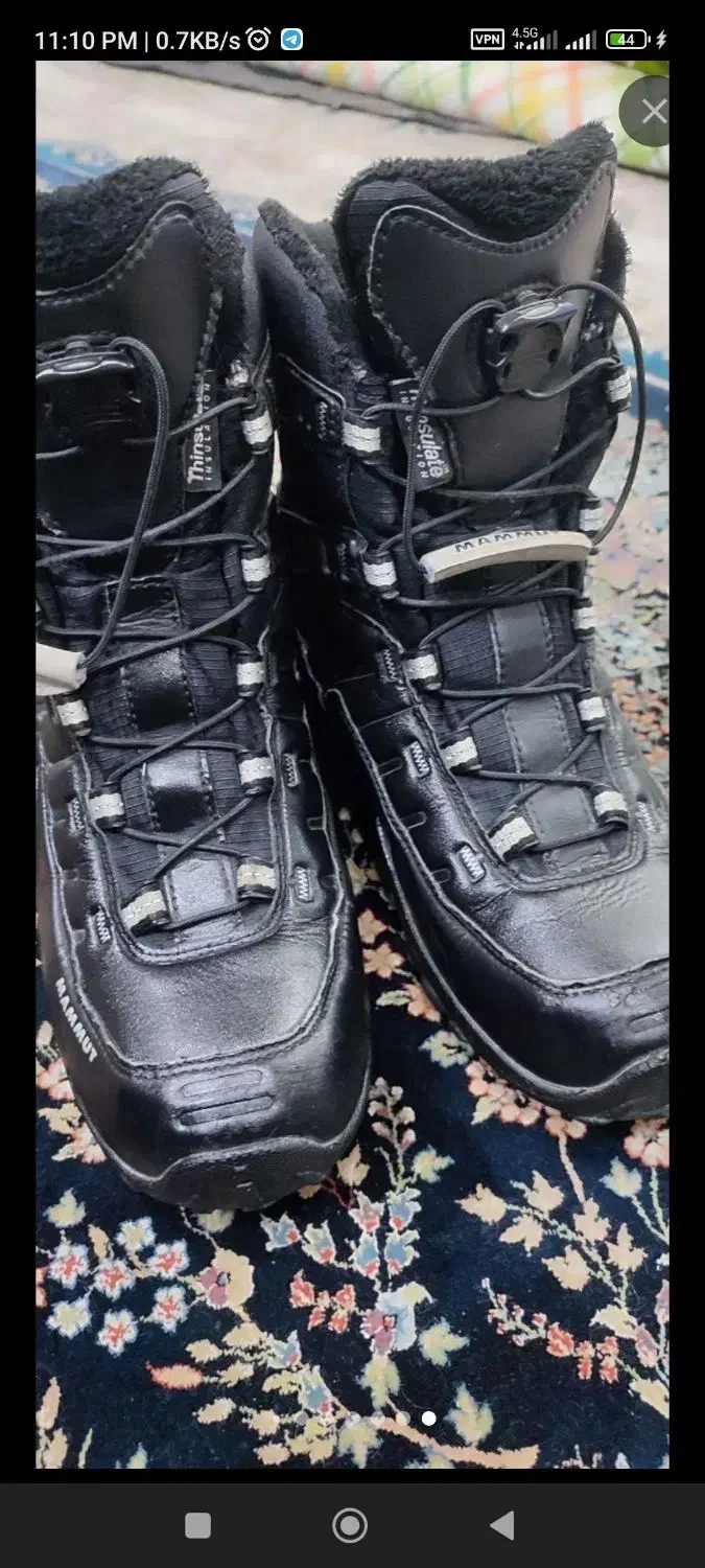 پوتین کوهنوردی و موتور ، تراکینگ ماموت اصل سوییس|کوهنوردی و کمپینگ|تهران, آبشار تهران (دریاچه)|دیوار