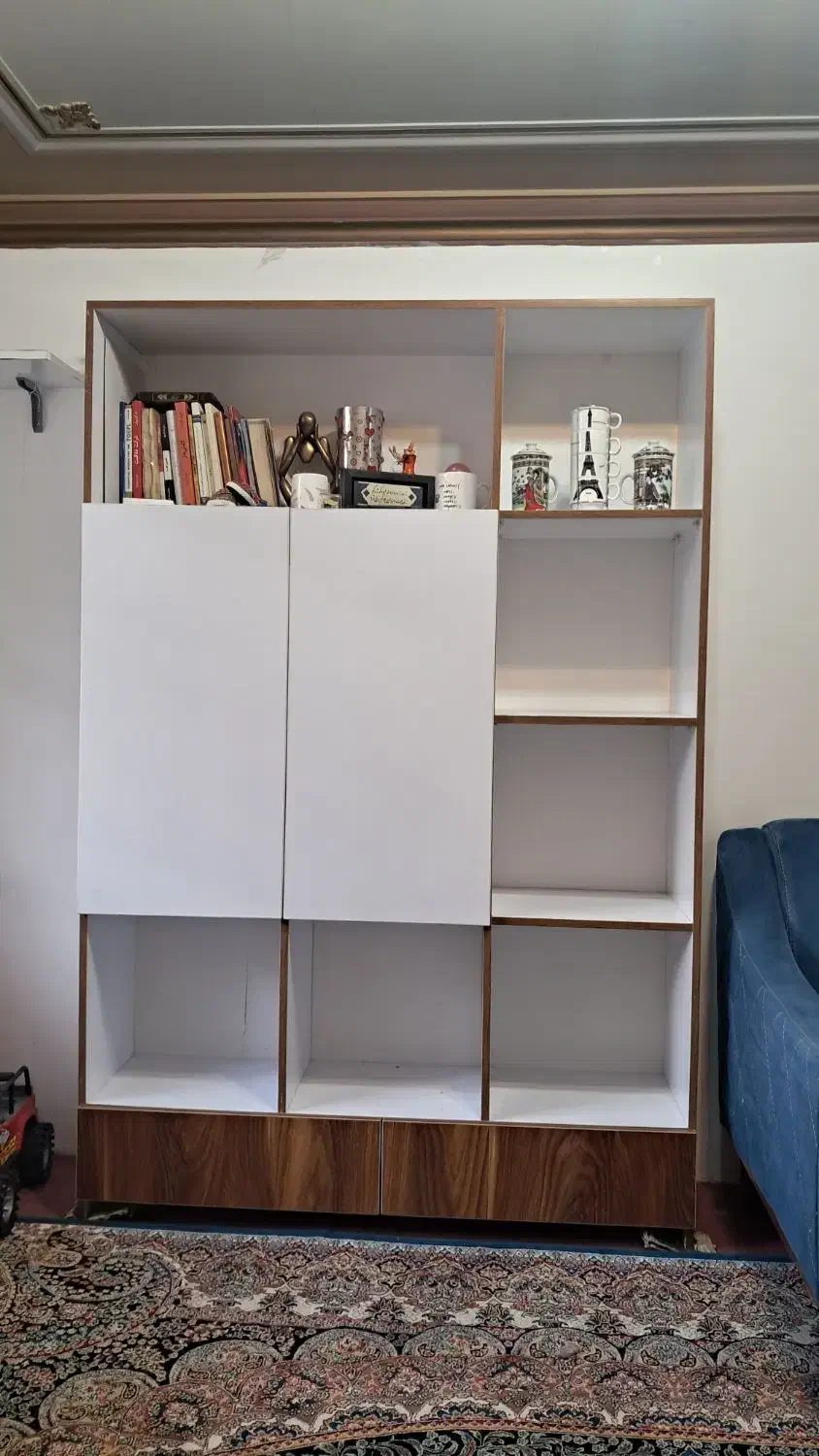 کتابخانه mdf|کتابخانه، شلف، قفسه‌های دیواری|سنندج, |دیوار