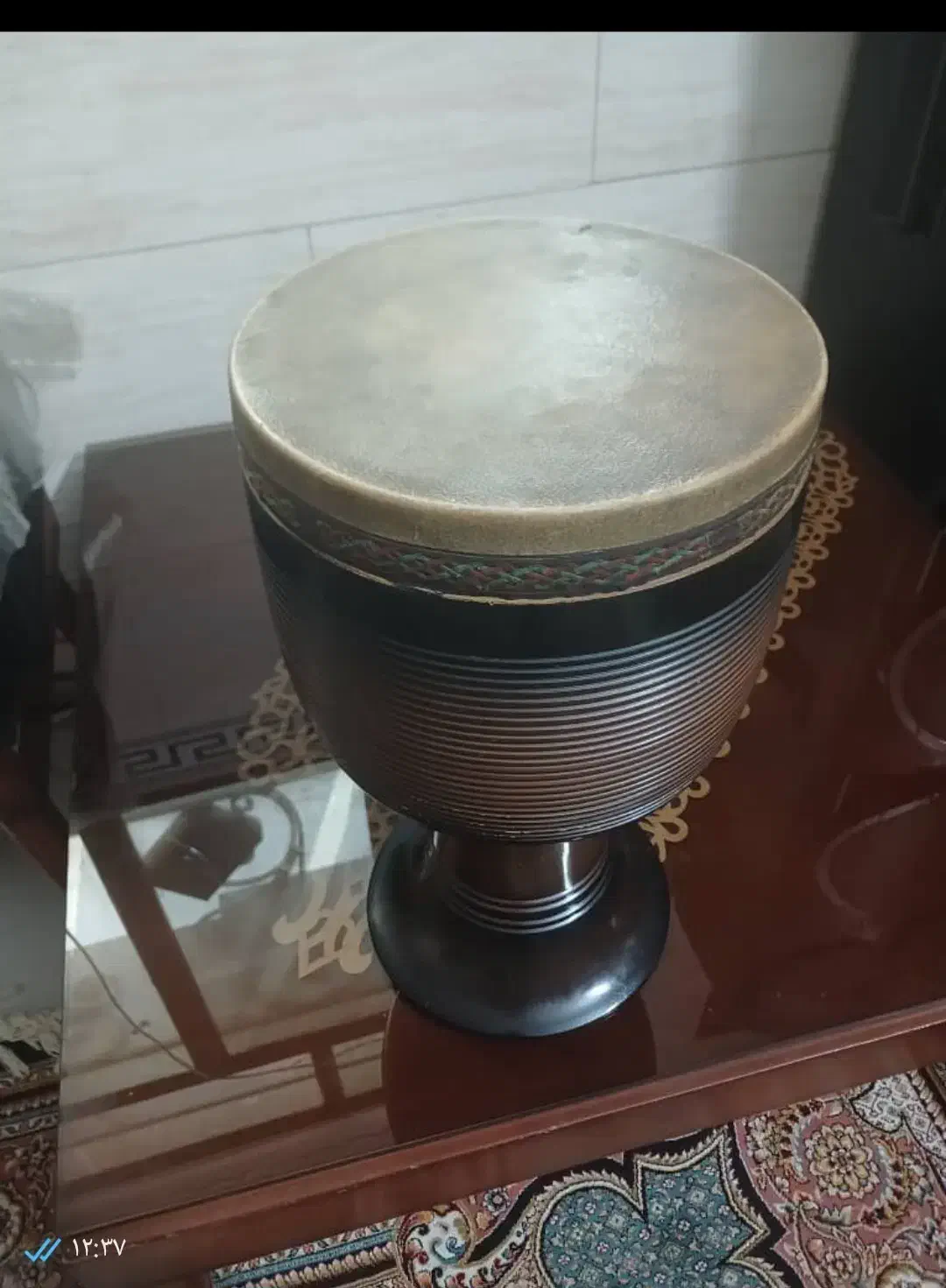 تنبک حلمی سایز ۲۳|سازهای سنتی|قدس, شهرقدس|دیوار